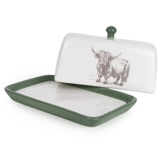 Butter Dish | Highland Cow