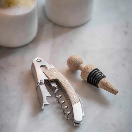 Bottle Opener & Stopper Set