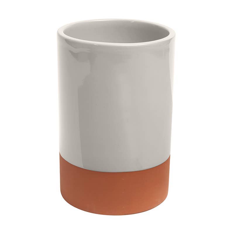 Sintra Glazed Terracotta Wine Cooler - Stone