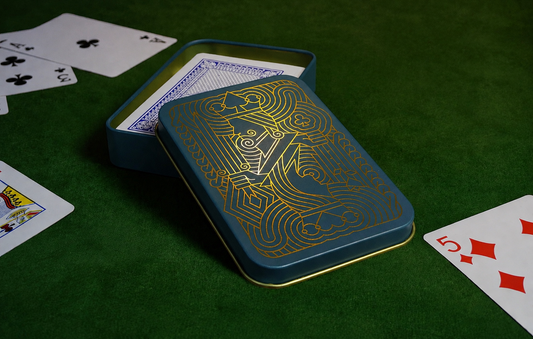 Playing Card Tin With Cards