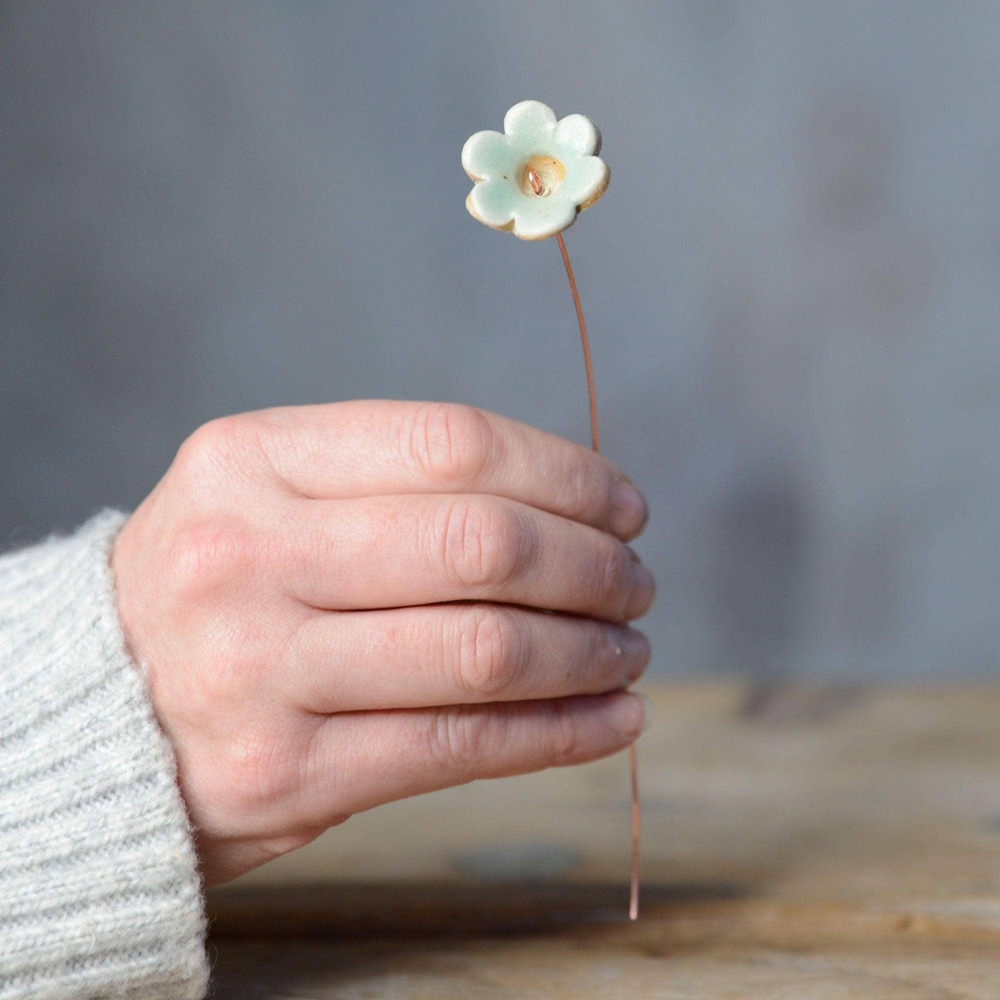 Original Ceramic Flower Decorative Bud Stems