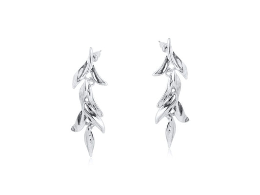 Flora Leaf Dangle Earrings