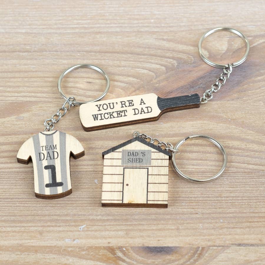 Dads Shed Keyring, 5cm