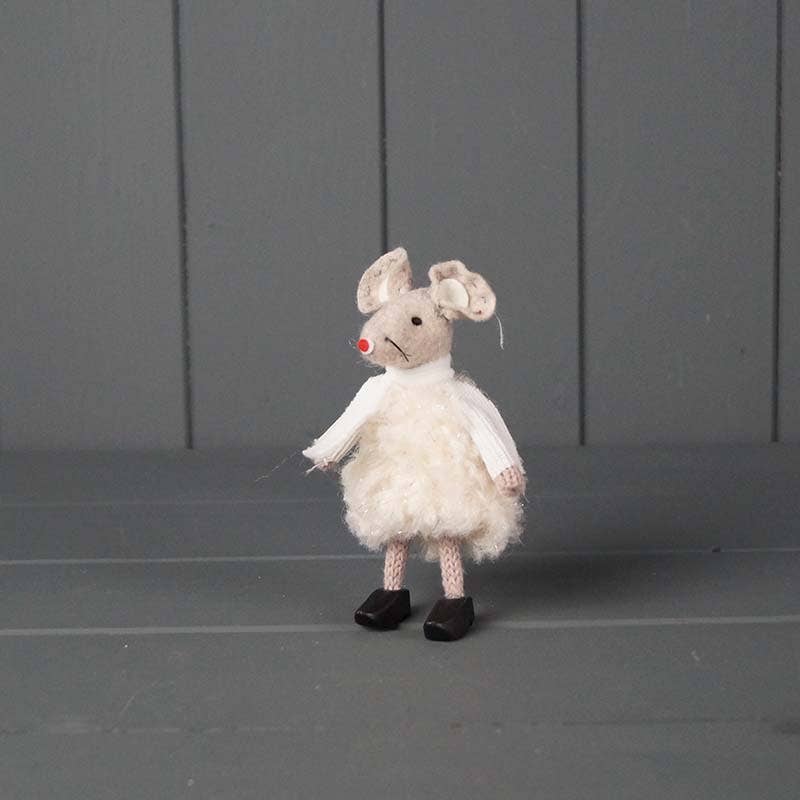 Fabric Mouse In Clogs