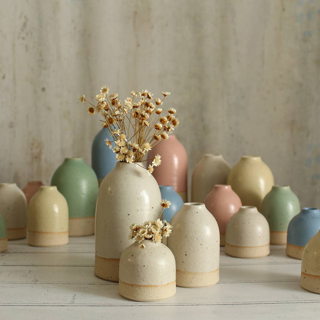 Off-White Medium Vase Stoneware