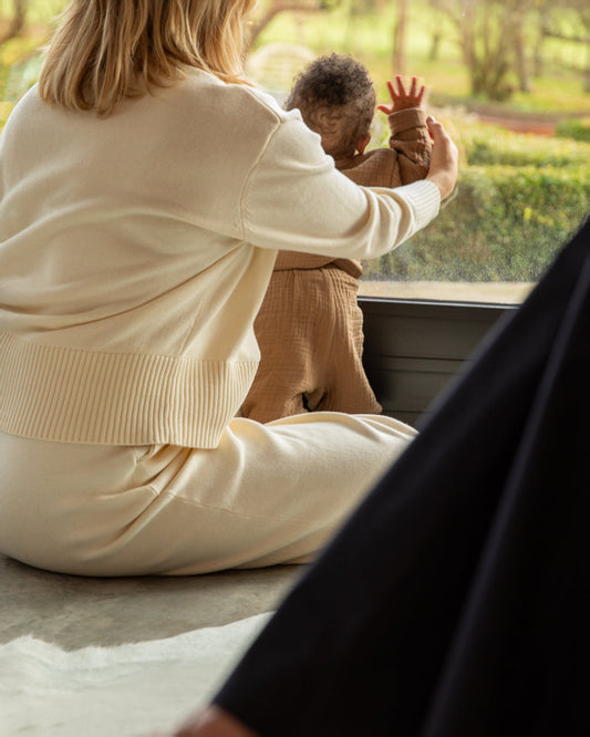 Chalk | Devon Jumper | Cream