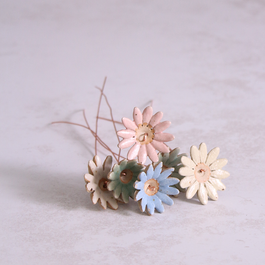 Large Daisy Ceramic Flower Stems