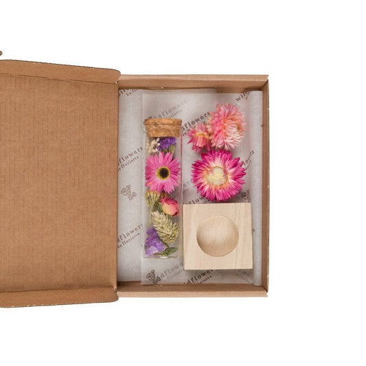 Gift box - Dried Flowers - Message in a Box
