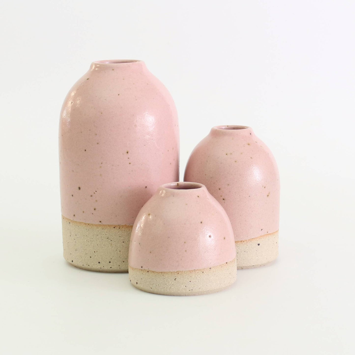 Pale Pink Mini Bud Vase Stoneware