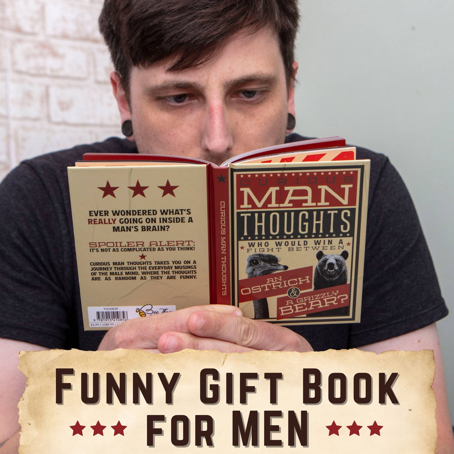 Curious Man Thoughts: The Funny Gift Book For Men
