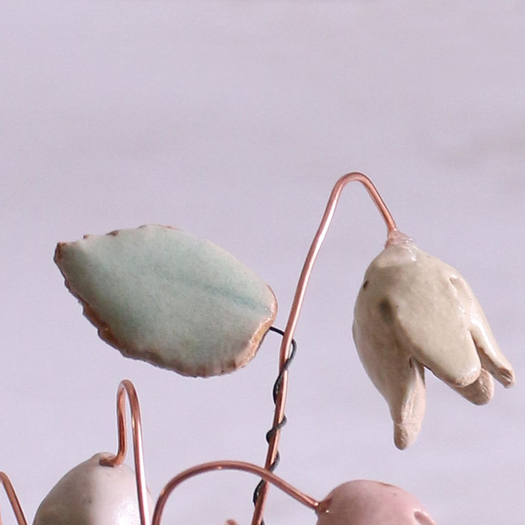 Ceramic Leaf for Ceramic Flower Stems