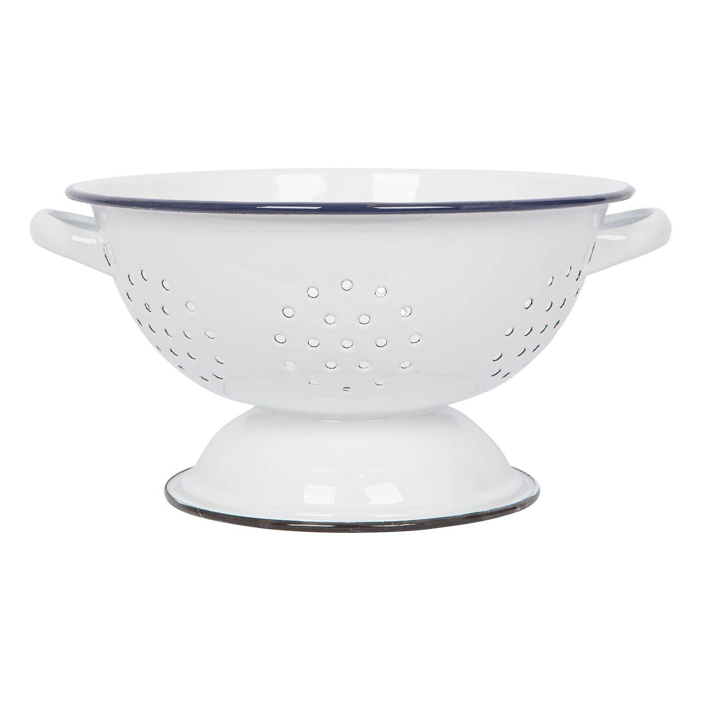 White Enamel Colander