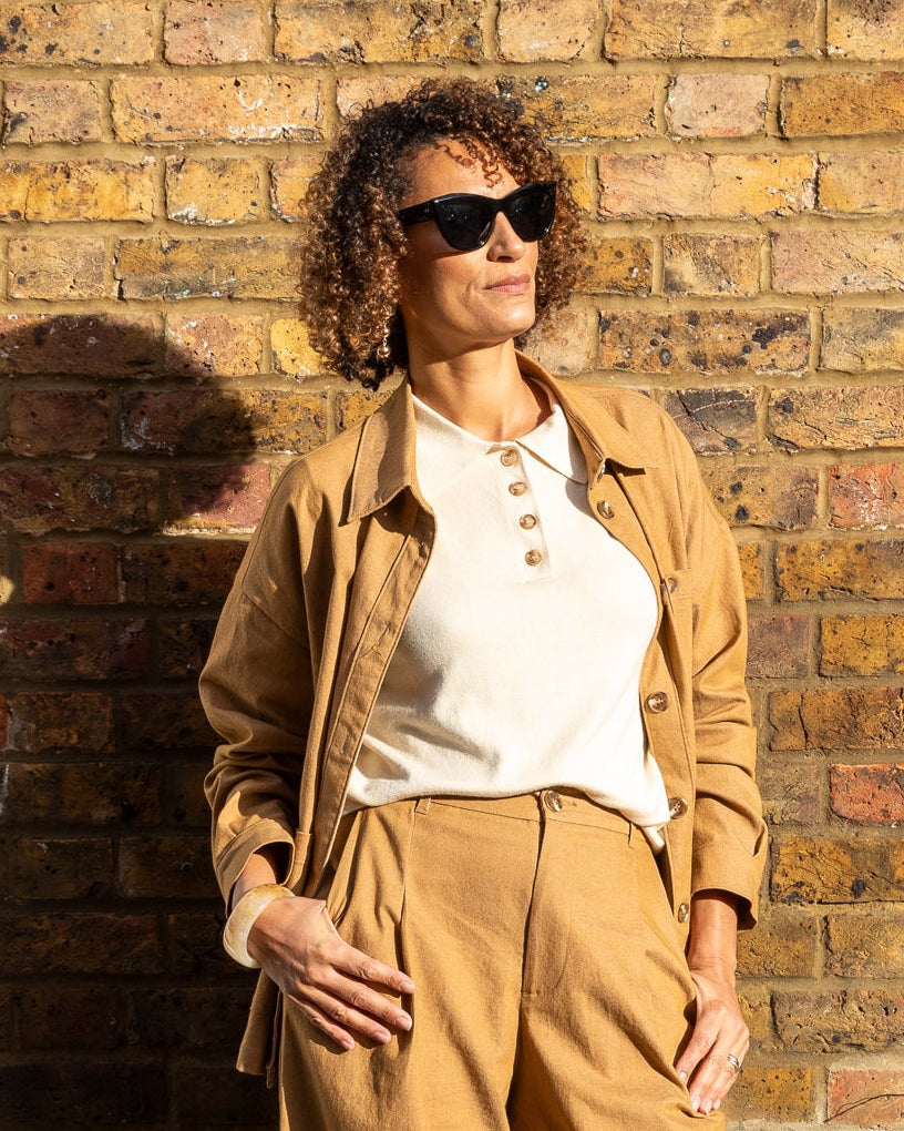Chalk | Ashley Top | Lightweight | Butterscotch