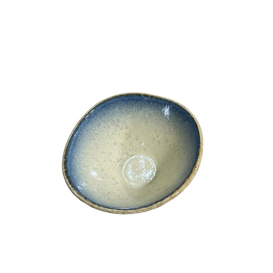 Mini Serving Bowl | Ivory/Blue