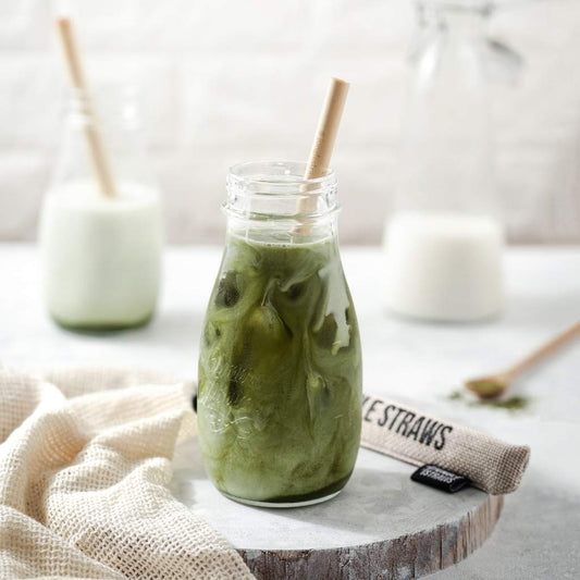 Bamboo Straws - Reusable Drinking Straw Set - Plastic-Free