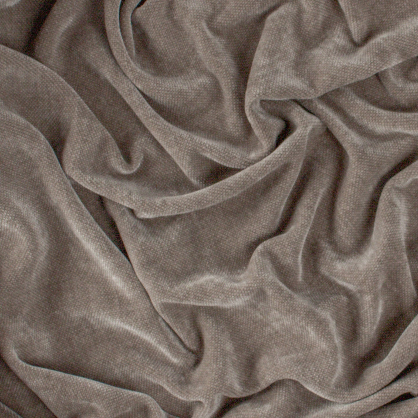 Heavy Chenille Velvet Throw Greige