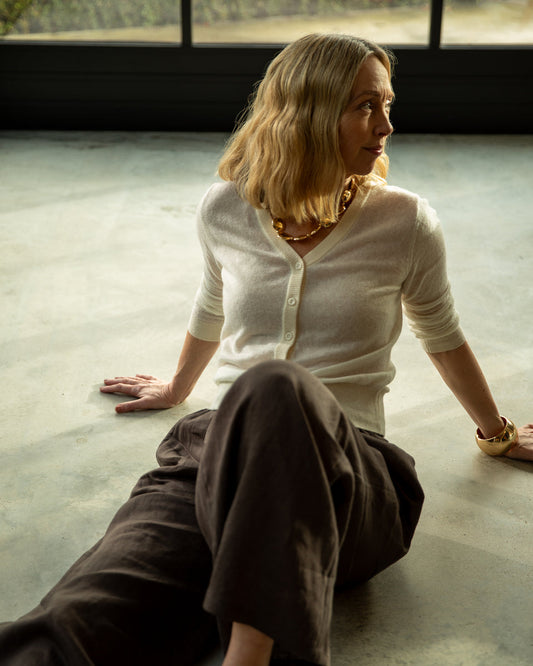 Chalk | Estelle Cardigan | Cream