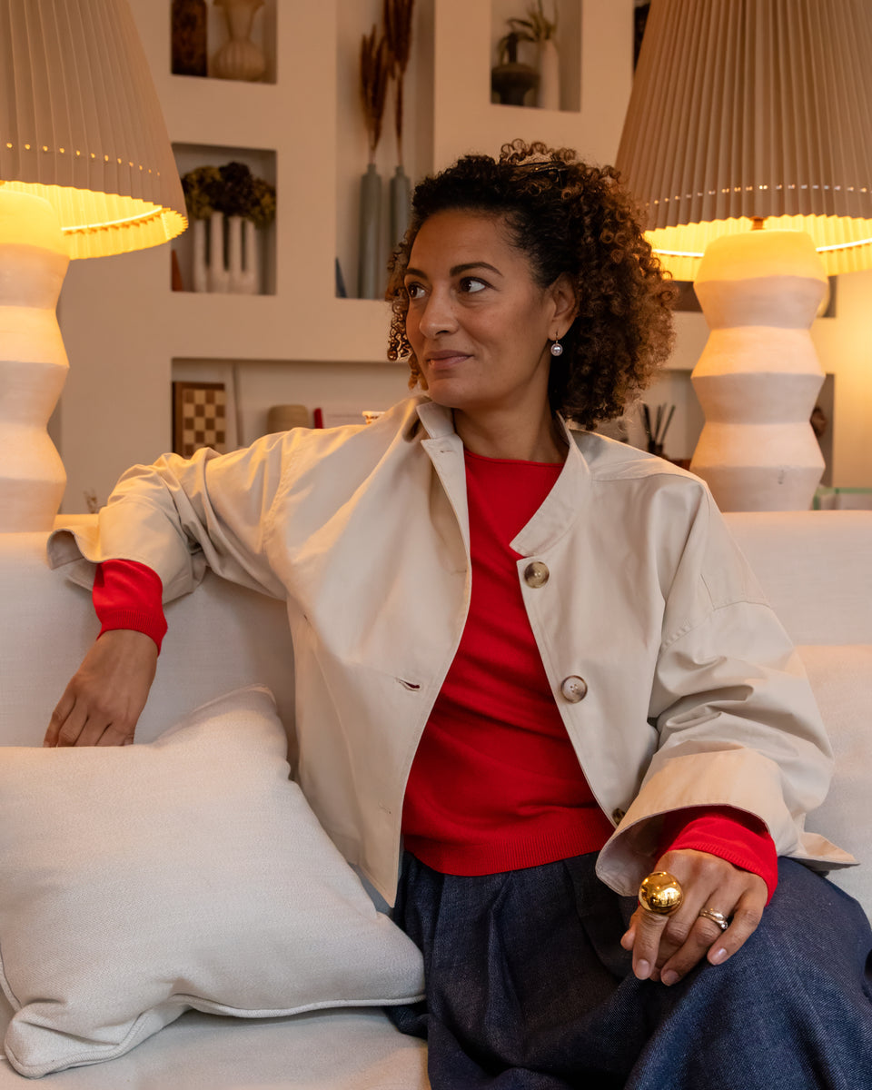 Chalk | Jade Jumper | Red