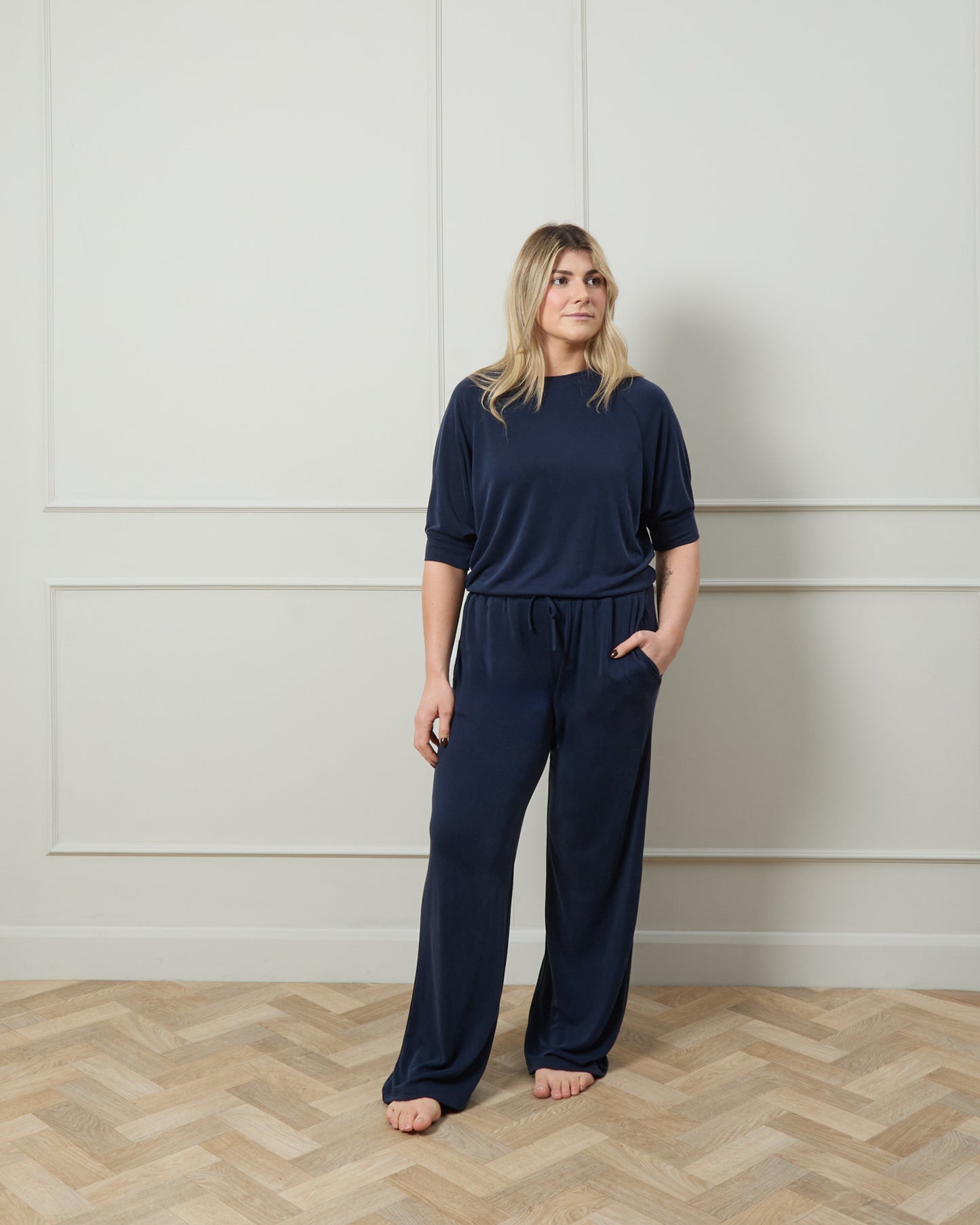 Chalk | Leona Pant | Navy
