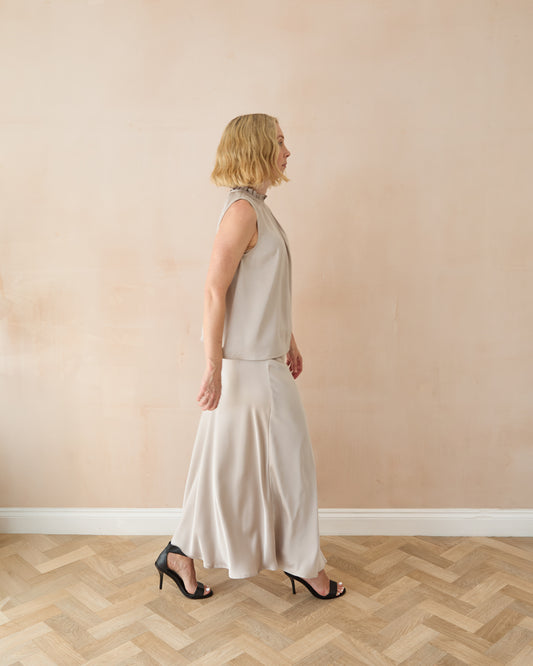 Chalk | Gina Skirt | Glacier