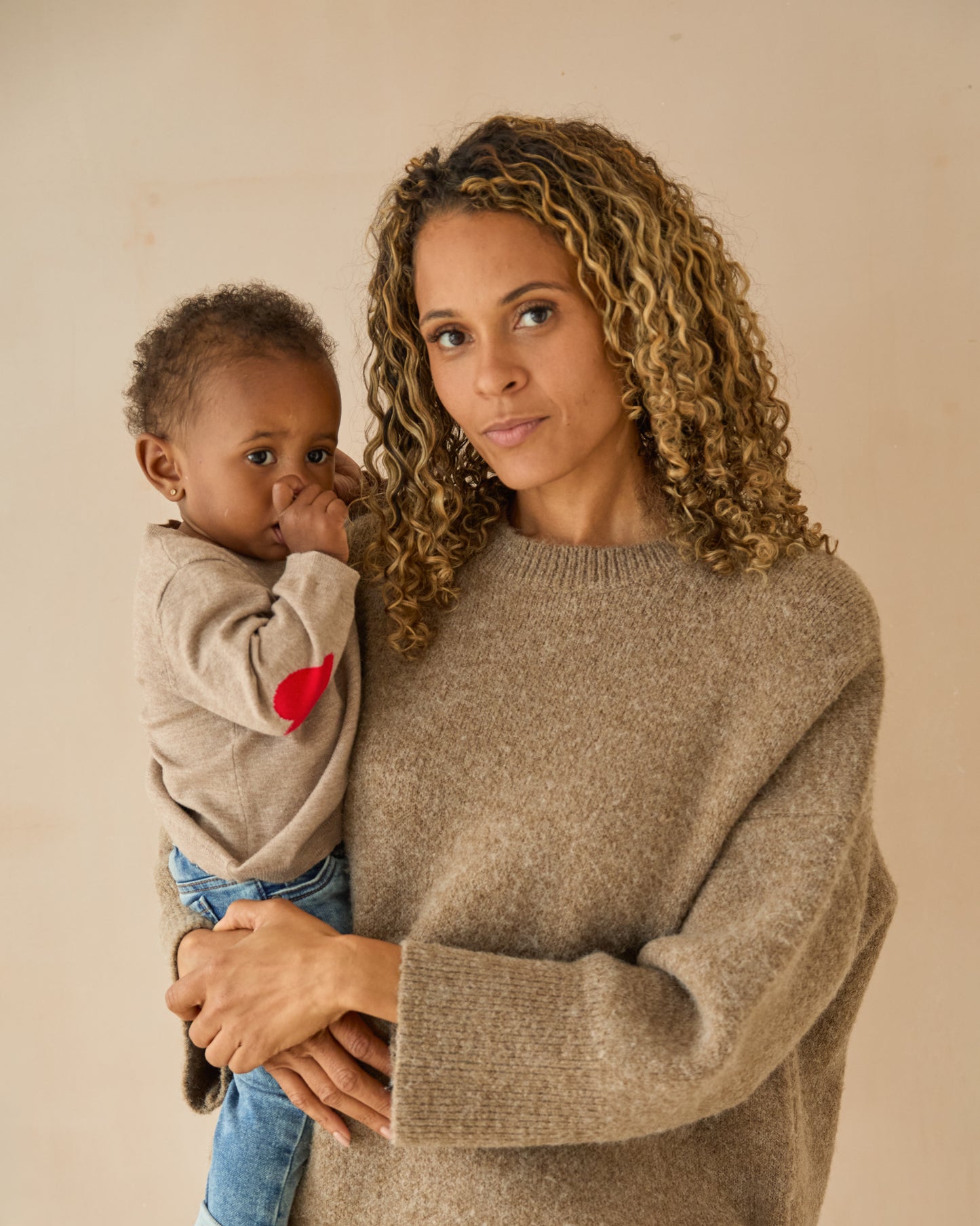 Chalk | Martine Jumper | Dark Fawn