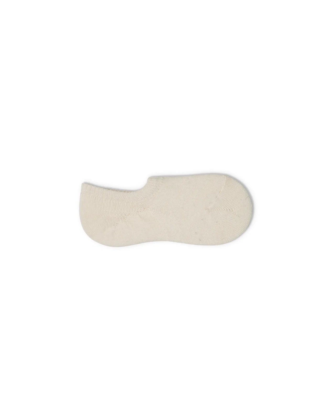 Chalk | Cosy Cashmere No Show Sock | Ivory