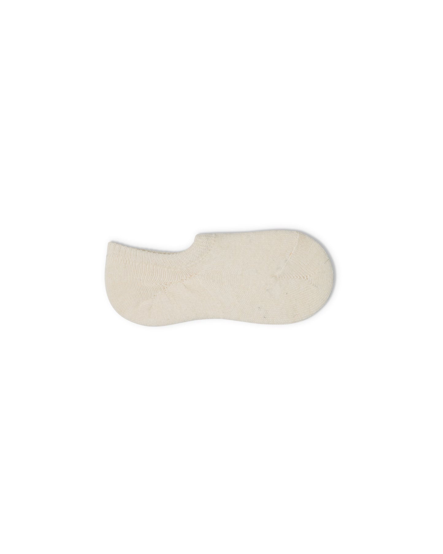 Chalk | Cosy Cashmere Blend | No Show Sock