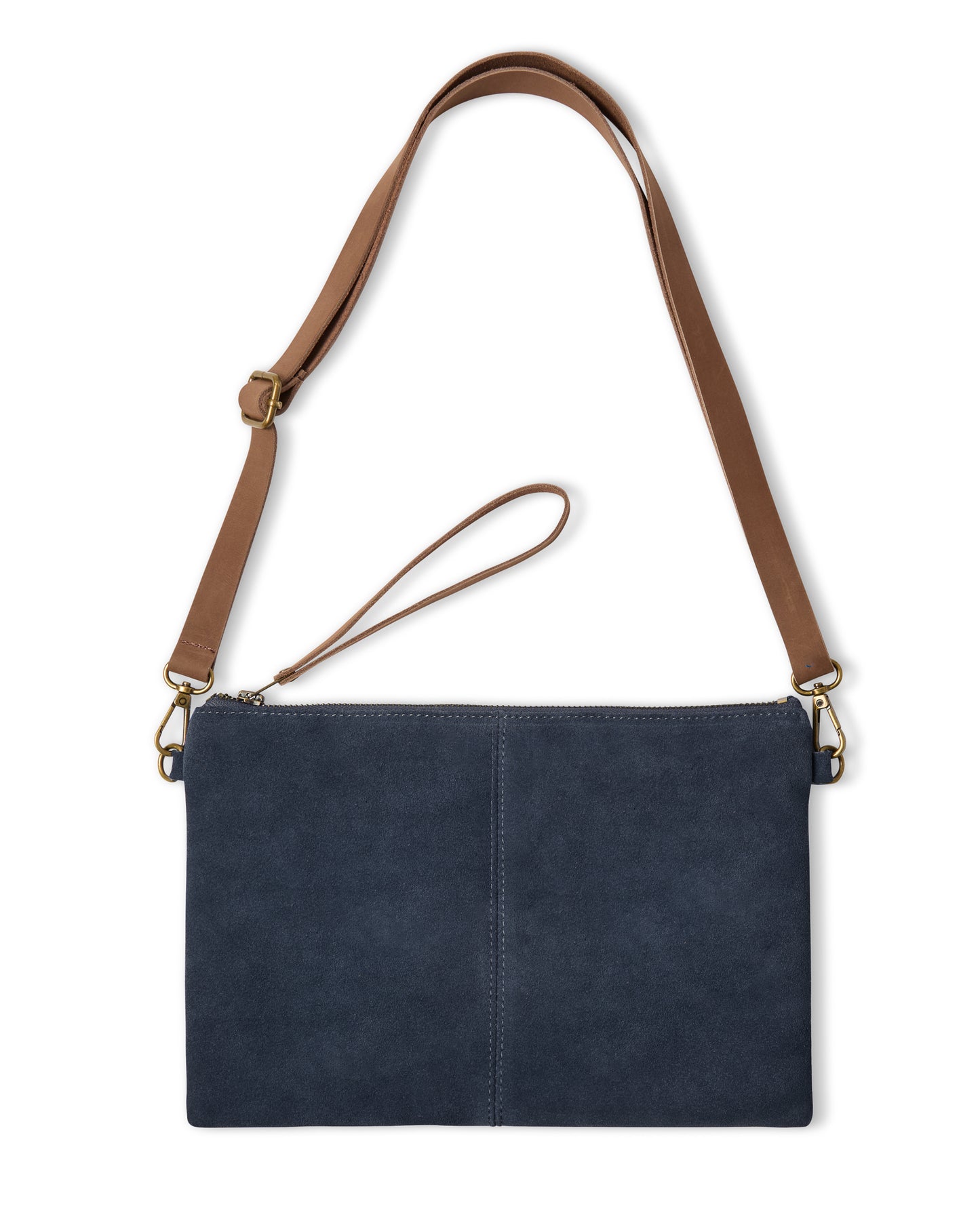 Chalk | Hampstead Bag | Suede | Navy