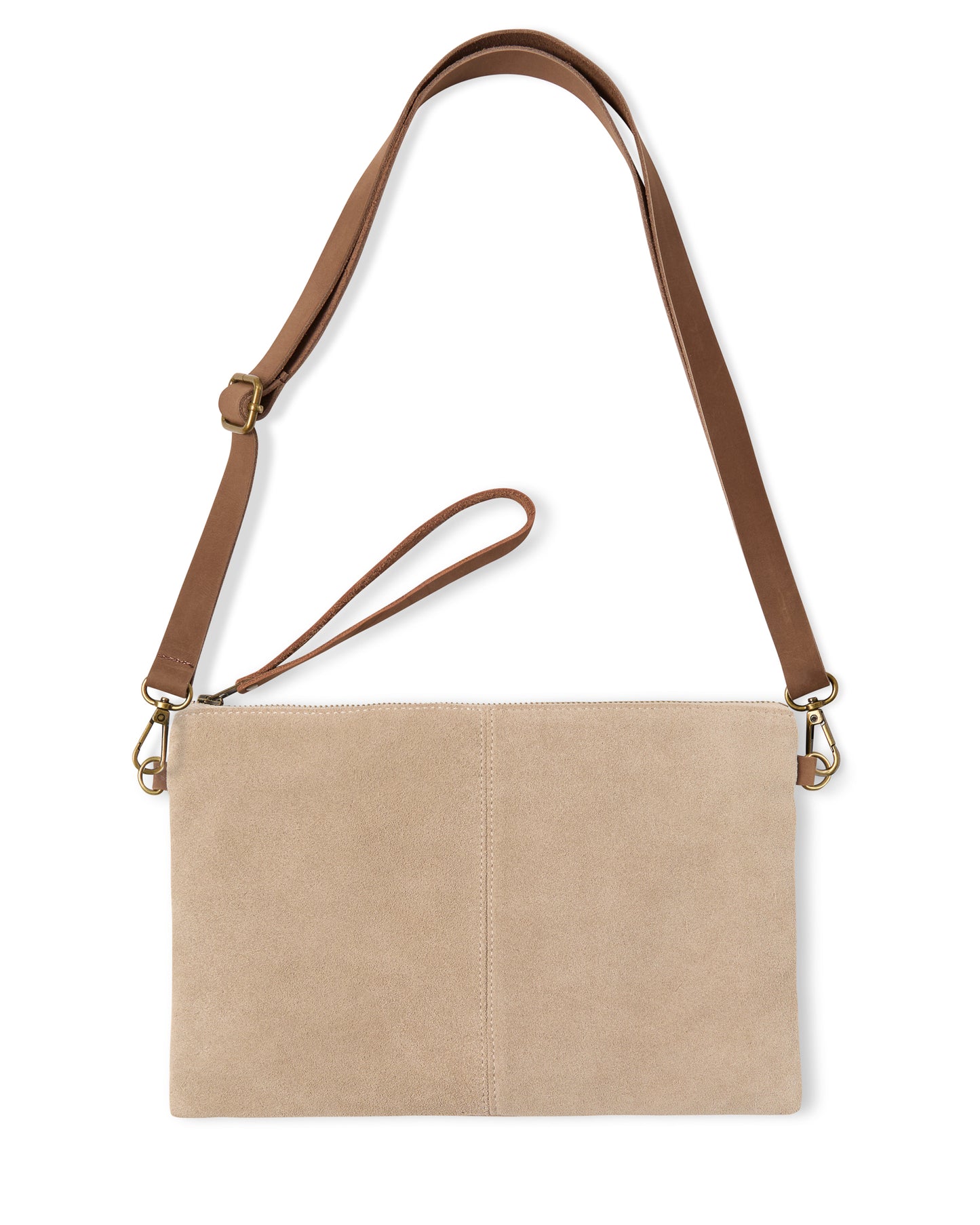 Chalk | Hampstead Bag | Suede | Stone