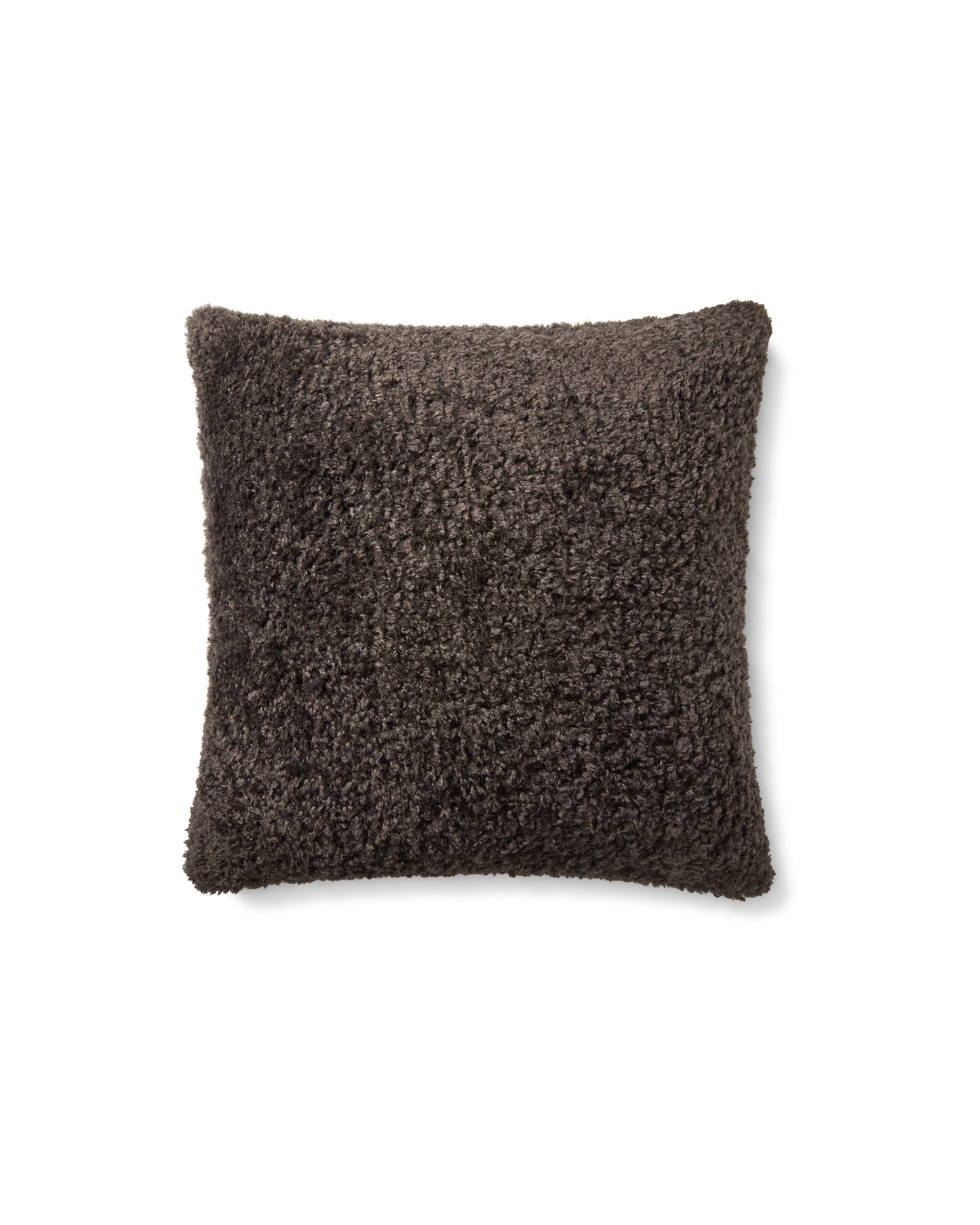 Chalk | Jasper Square Cushion | Curly Cocoa