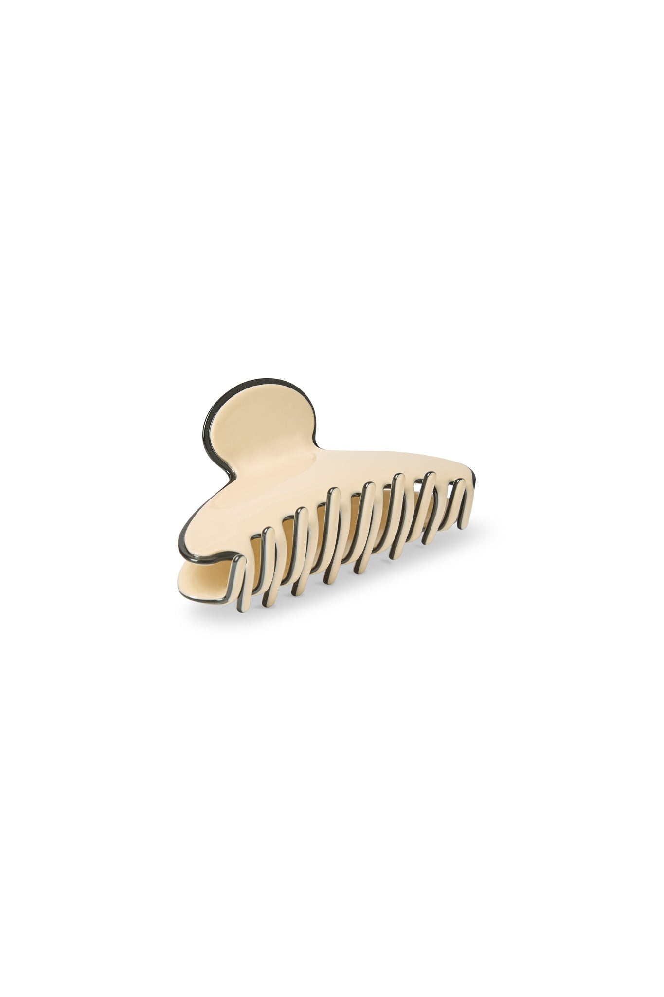 Chalk | Hereford Hair Claw | Cream/Black