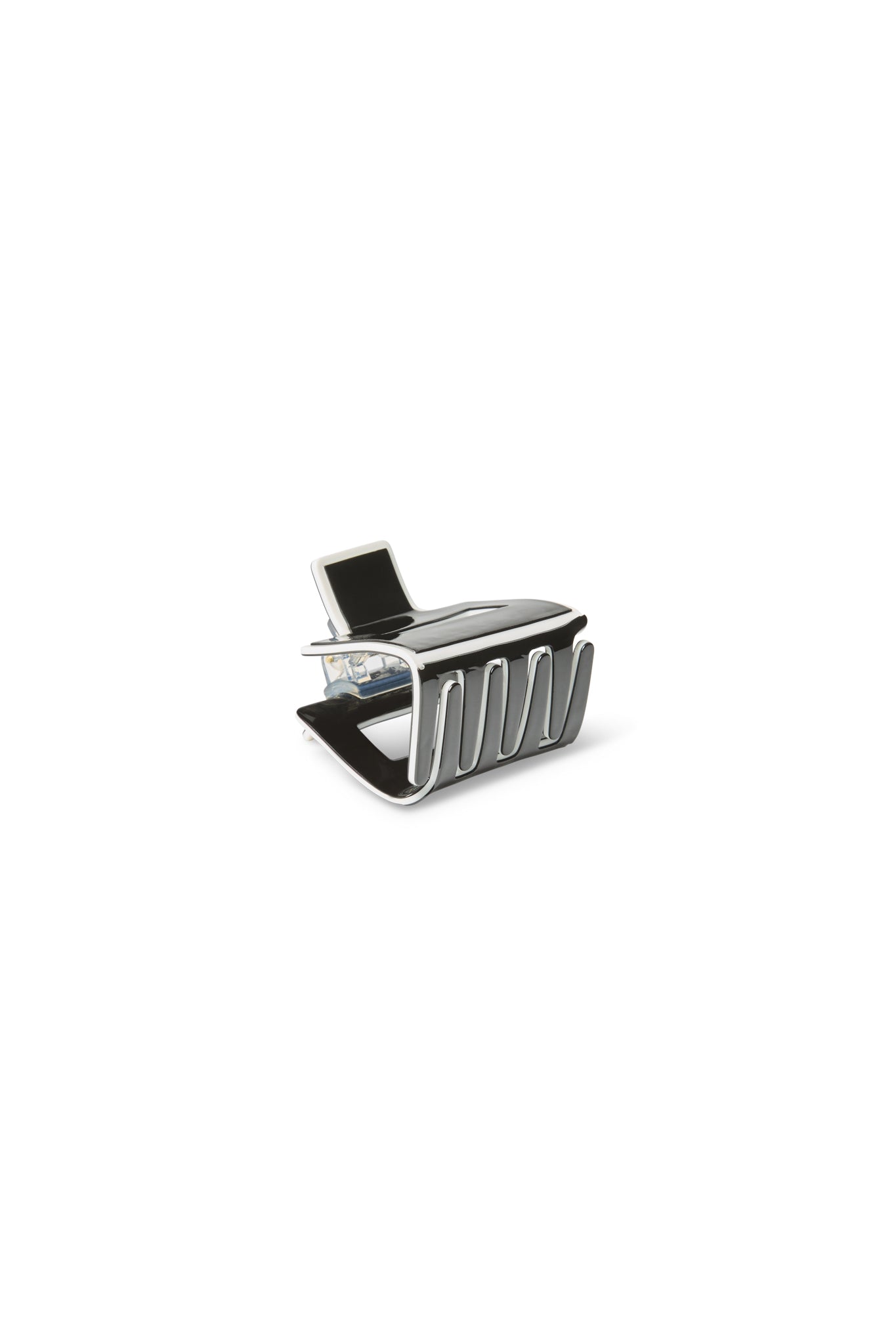 Chalk | Colchester Hair Claw | Black/White