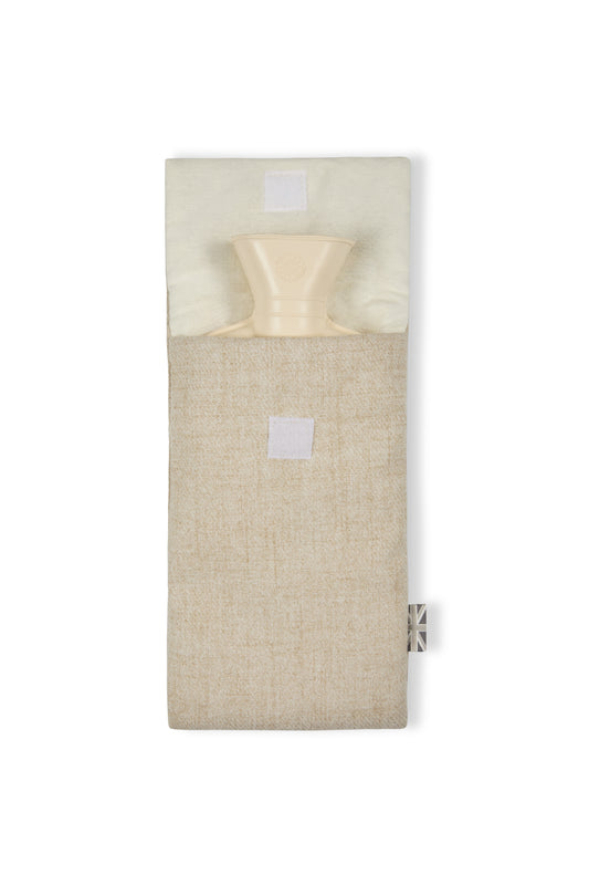 Chalk | Mini Hot Water Bottle | Brushed | Oyster