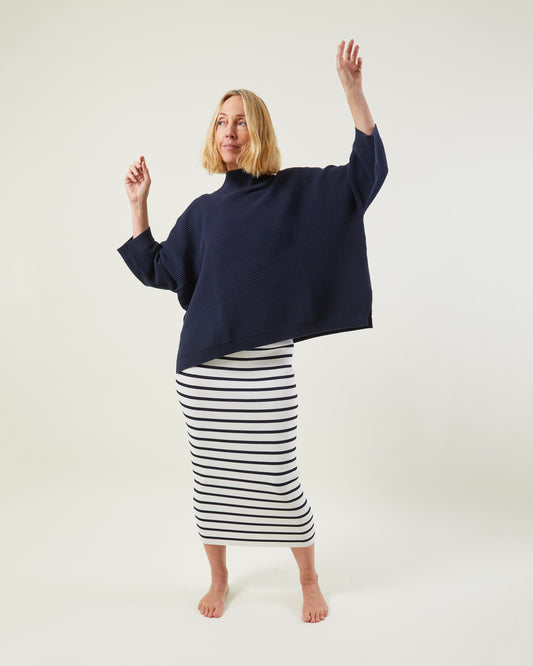 Chalk | Vicki Jumper | Navy
