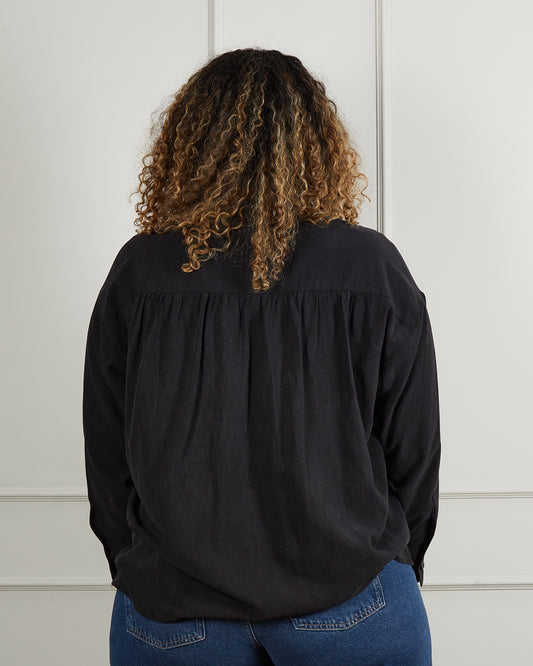 Chalk | Hettie Shirt | Black
