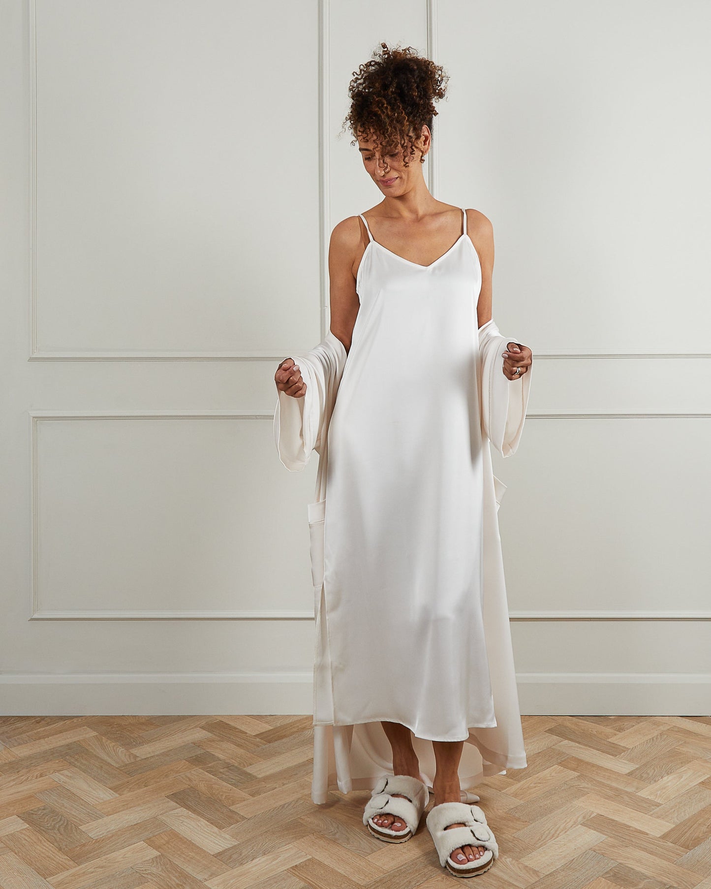 Chalk | Sloane Nightdress | Off White