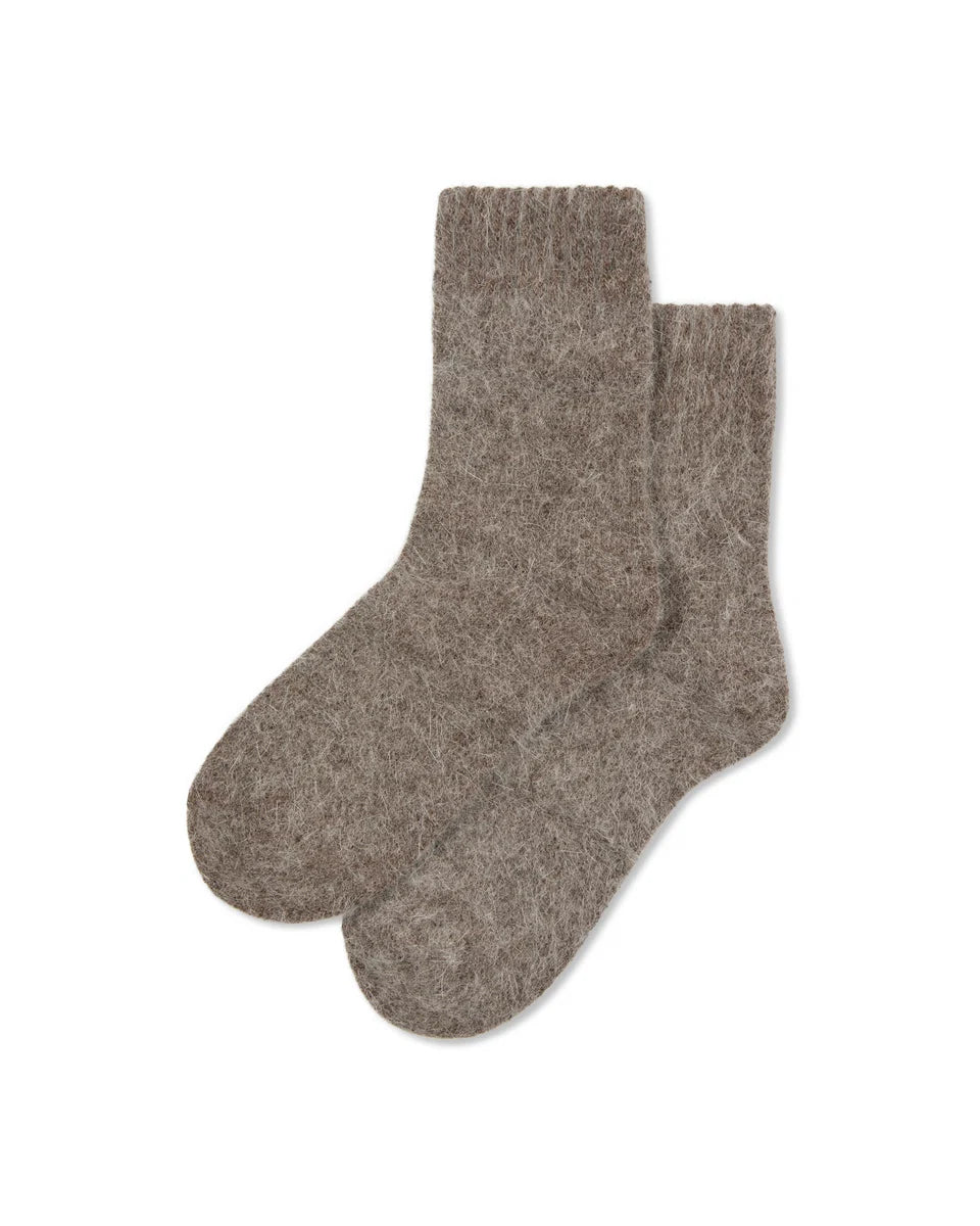 Chalk | Soft Angora Sock | Mole