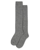 Chalk | Cosy Cashmere Lounge Sock | Marl Grey