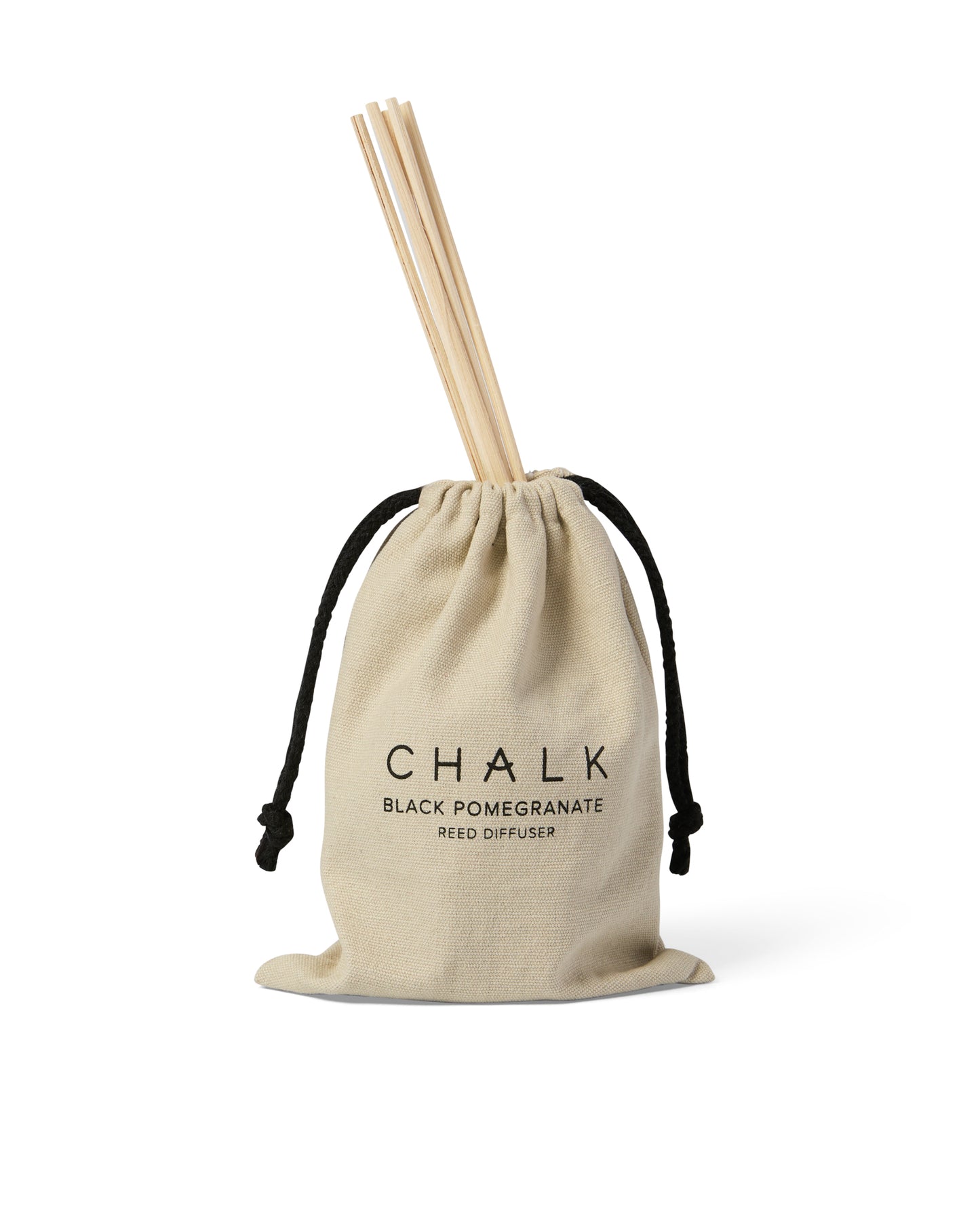 Chalk | Amber Glass Diffuser | Black Pomegranate | 100ml