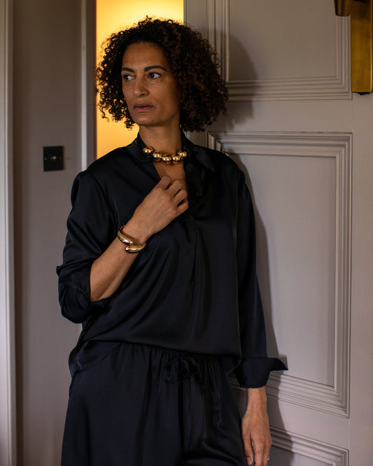 Chalk | Josie Shirt | Black