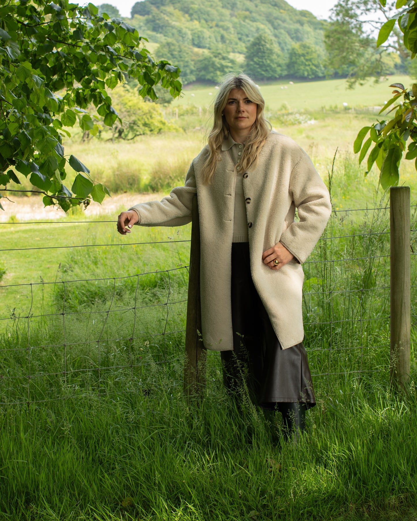 Chalk | Maggie Coat | Cream