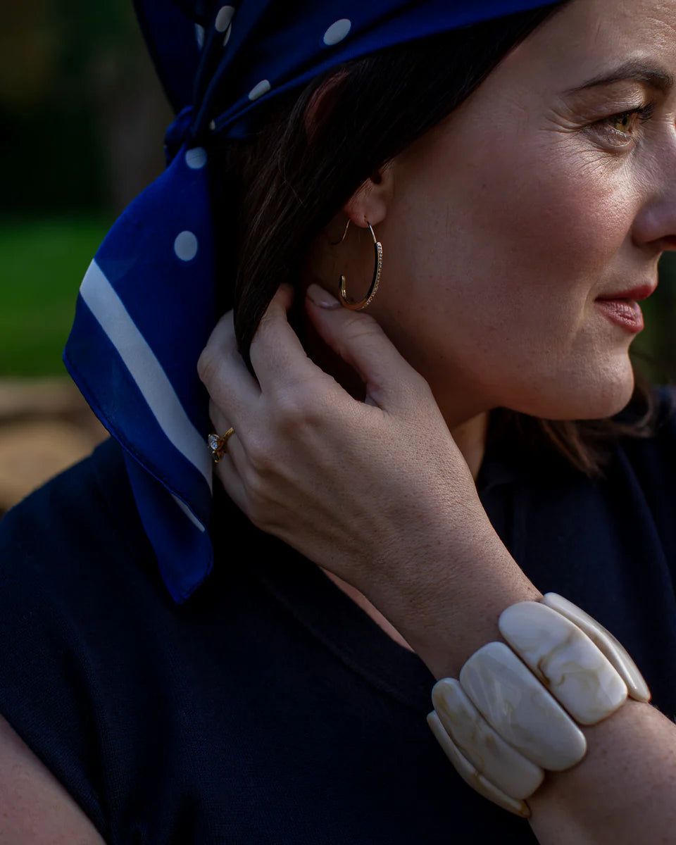 Chalk | Bracelet | Cream Marble