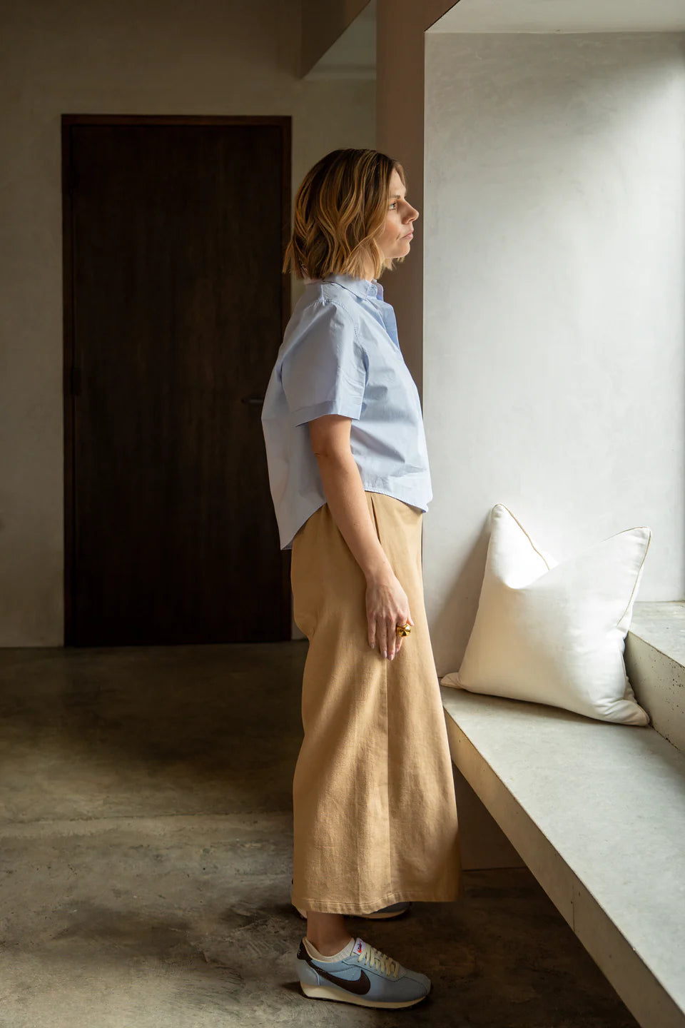 Chalk | Carter Shirt | Pale Blue