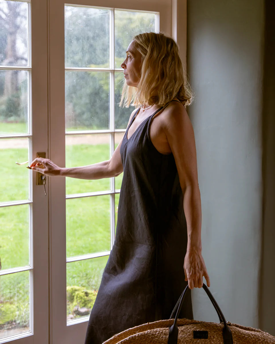 Chalk | Harlow Dress | Black
