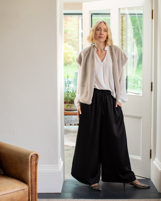 Chalk | Palmer Trouser | Black