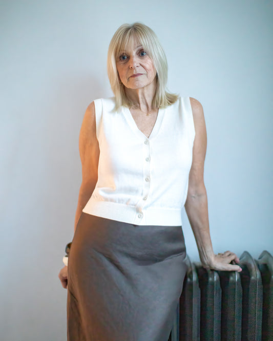 Chalk | Maeve Skirt | Bark