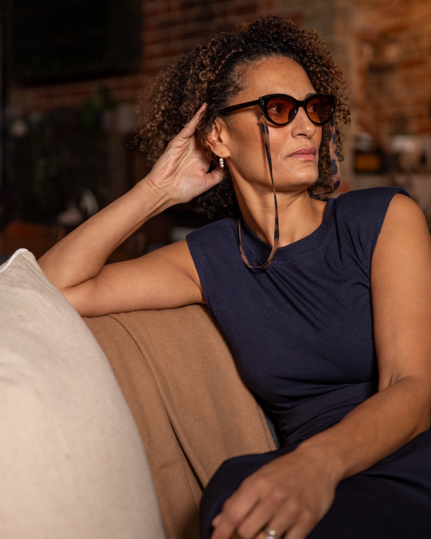 Chalk | Johann Dress | Navy