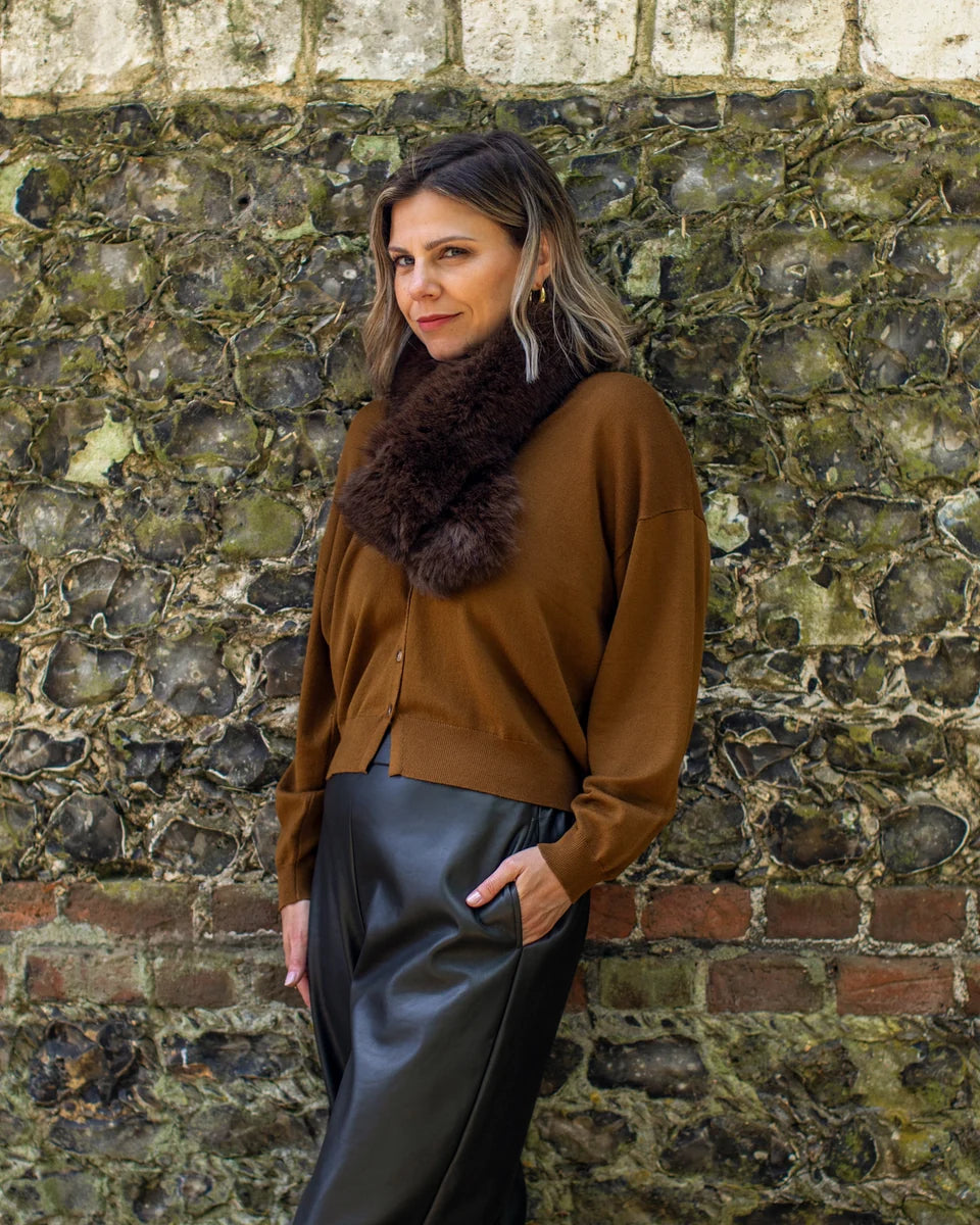 Chalk | Faith Scarf | Dark Chocolate