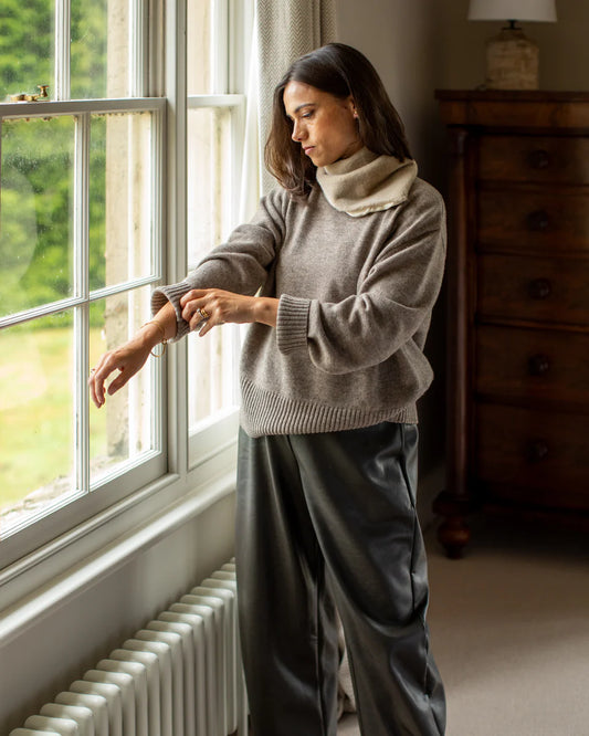 Chalk | Devon Jumper | Greige