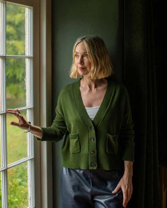 Chalk | Andrea Cardigan | Green